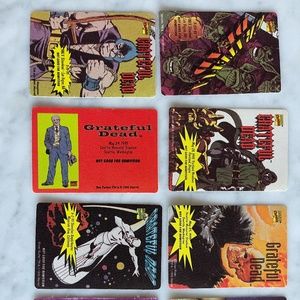 Original LOT of 8 Grateful Dead Marvel Series Backstage Pass